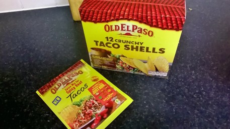 Taco shells and seasoning